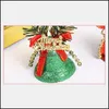 Decorations Festive Party Supplies & Gardenmerry Christmas Fall Decor For Home Ceiling Glitter Frosted Light Hanging Bell Gift Box Festival
