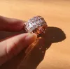 Choucong Marque De Luxe Bijoux Fête Réel 100% Argent Sterling 925 Full Princess Cut Multi Gemstones Moissanite Femmes Mariage Bague De Fiançailles Bague Cadeau Ne Se Fane Jamais