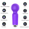 Nxy Vibrators Беспроводной Портативный Mini Wand Massager Ручной Мощный AV Массаж Вибраторы Для Заднего Шеи Плечо Клитов Соска Женщины Секс-Игрушка 0104