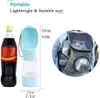 Distributeur d'eau de voyage multifonctionnel et Portable pour chien, avec récipient, conception détachable, tasse combinée pour boire et manger