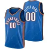 Maillots de basket-ball Oklahoma City personnalisés pour hommes Faites vos propres chemises de sport Jersey Nom et numéro d'équipe personnalisés cousus 01