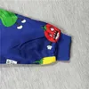 Spring and Autumn jacket children's boys girls vegetable fruit print zipper 211011