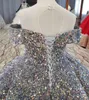 Guldflickor Pageant Dresses Pissined Toddler Ball Gowns Jewel LongeChes Formal Kids Party Gown Flower Girl Dresses For Weddings 264b