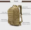 Bolsas al aire libre 30L Mochila táctica 1020D Nylon Mochila impermeable del ejército Molle Mochilas militares Senderismo Caza Senderismo Camping Hombro Ba