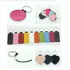 DHL Sublimation Blanks Keychain PU Läder Keychain för julvärmeöverföring Keychain Nyckelring för DIY Craft Supplies 2022 CG001