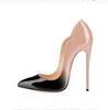 2021Bottom High Pigalle designer chaussures de mariage chaussures de fête bout pointu talons sexy femme semelle avec boîte