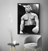 Boxing King Mike Tyson Poster Painting Print Home Decor Framed Or Unframed Photopaper Material