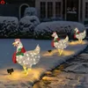 christmas chicken outdoor decoration