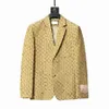 2021 Projektant mody Man Suit Jułki Blazer Płaszcze dla mężczyzn stylistek list haftowy długie rękawowe przyjęcie ślubne Blazers Blazers Autumn Winter Stylem-3xl
