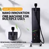 Professionell Nano Salon Equipment Machine med bärbar Nano Blue Ray Spa Micro Mist Sprayer Hair Steamer har djup näring för fuktgivande snabb reparation