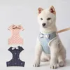 Dog Collars & Leashes Adjustable Harness Soft Leash Chest Strap Training Cat Vest Walking Puppy Collar Breathable Straps Kitten
