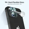 Telefonlinsskärmskydd för iPhone 13 12 mini 11 8 Pro Max 3D transparent reporesistent full kamera tillbaka härdat glas FI9289578