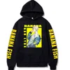 2021 Halloween Banana Fish Print Hoodie Sweatshirt Unisex Loog Sleeve Pullover Höst Vinter Sudadera Män Kvinnor Y211118