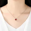 Liefde hart vorm vrouwen bruids oorbellen ketting sieraden set voor bruiloft mode kristal hangers kettingen oorbel pak