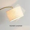 Bezprzewodowa ładowanie Lampa podłogowa Tkanina Shade Creative Design Schronizowa Sypialnia Sofa Wielofunkcyjne Stojące Light Home Hotel Decor Lampy