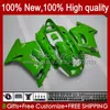 Carrosserie OEM pour KAWASAKI NINJA ZZR-250 Corps 54HC.181 vert brillant ZZR 250 CC 1990 1991 1992 1993 1994 1995 1996 1997 1998 1999 ZZR250 90 91 92 93 94 95 96 97 98 99 Fair ing