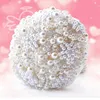 100 % handgemachte elegante Perlen Patchwork Luxus Hochzeitsblumen für Braut Brautsträuße Handdekoration dekorative Kränze