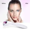 Wholesale 3/4/5/6 в 1 микроредле Derma роликовый комплект для лица и тела 300/720/1200 Титана Dermaroller Micro Игольчатый роликовый ролик для лица