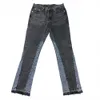 Galler Deptmen Vintage Washed Black Slim Jeans pantalones acampanados Streetwear