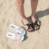 Summer Plus Cute Sun Flower Panthers Anty Slip Casual Indoor and Outdoor Beach Buty dla kobiet i mężczyzn