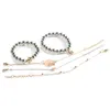 Pcs/ Set Bohemian Heart Bead Chain Lantern Lotus Beads Multilayer Bracelet Charm Women Fashion Party Jewelry Gift Bangle Inte22