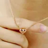 Fashion Women Alloy Love Heart Pendant Necklaces Charm Necklace Jewelry Gifts TT@88 G1206