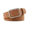 Cinturones Diseñador Mujeres Brown Brown 1 pulgada A Wasit Cinturón Femenino Streetwear PU Cintura de cuero para Jean Cinturon Majur