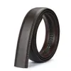 Belts No Buckle 3.5cm Wide Genuine Leather Men Automatic Waist Belt Body Strap Without High Quality Male Waistband