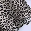 Lente Dames Leopard Print Patch Pocket Losse Blouse Vrouwelijke Lange Mouw Shirt Office Lady Tops Blusas S8390 210430