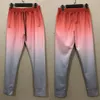 Herrbyxor Män Casual Sport Gradient Färg Gym Slim Fit Trousers Running Joggers Long Sweatpants M-2XL