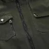 Thoshine Brand Spring Autumn 100% Cotton Men Casual Cargo Jackets Military Safari Style Outwear Army Bomber Jacket Multi Pockets X0710