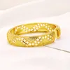 Bangle 24K Fine Gold Bracelet Bangles For Women Dubai Ethiopian Bracelets & African Jewelry Arab Middle East