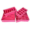 Storage Drawers 4pcs/set Multi-size Bra Underwear Organizer Foldable Home Box Non-woven Wardrobe Drawer Closet