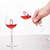 Bicchieri da vino rosato Tazze con rosa all'interno Bicchiere da vino Ottimo per i regali della settimana per Compleanno Festa di nozze Celebrazione di Natale 35ED X070300L