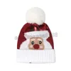 Рождественские шляпы Зимняя утолщение вязаная шапка для женщин мужчины POM POM Ski Snow Cap Cap Новогодний рождественский декор 2022
