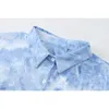 Nbpm Printemps Vêtements pour femmes Tie Dye Dames Top Vêtements coréens Chemise à manches longues Blouses Mode Tunique Femme Blusas Mujer 210529