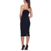 オクストード黒包帯ドレス到着夏セクシーな女性Midi Boodyconナイトクラブパーティー210527