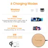 Custom Logo Customized Design Wireless Charger Portable QI Compatible Fast Charge Wooden Pad for iPhone 12 13 Pro Max B1606360349