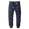 Männer lässige Baumwoll-Cargohosen Elastischer Outdoor-Wanderkönig Taktische Jogginghosen männliche Militär-Multipocket-Kampfhosen 220311 220311