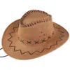 Outdoor Hats Unisex Adult West Cowboy Solid Casual Hat Mongolian Grassland Sunshade Cap Women Summer Beach Travel