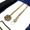 Fashion Flower Necklace Women Gold Necklaces Designer Necklace Women Long Necklaces Lady Torque Vintage Fine Jewelry 2181638XS