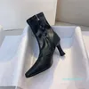Designer - bottes pour femmes bottes élastiques chaussures de mode le pied se sent très à l'aise bas de base en cuir avec une hauteur de 8 cm