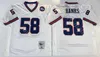 Chen37 NCAA Fútbol 56 Lawrence Taylor 89 Mark Bavaro Jerseys 11 Phil Simms 53 Harry Carson 58 Carl Banks Hombre Vintage Azul Blanco