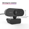 Webcam 1080P Computer PC USB Web With HD Microphone Rotatable Camera Live Broadcast Video Calling Conference Work