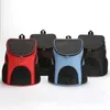 Bärare Pet Cat Outdoor Travel Carrier Packbag Portable Zipper Mesh Ryggsäck Andningsbara Hundväskor Tillbehör 4975 Q2