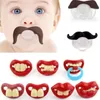 Mignon Drôle Dummies Sucette Bébé Nouveauté Maternité Toddler Enfant Dentition Mamelons drôle Moustache dent