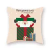 Christmas Pillowcase Santa Cluas Pillow Covers Merry Christmas Decoration for Home Xmas Ornaments 32 Styles JJB10903