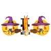 Giocattolo Halloween Candy Bag Paper Bambini fatti a mano fai da te Pumpkin Party Children Dress Up Decoration Storage