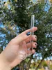 Clear/Colourful Smoking Pipes 3.9-5.5MM Oil Burner Big Large Pyrex Glass Oil Burner Pipes Glass Tube Nails