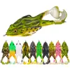 Frog Lure Double Propeller Fishing Lures Fishing Spinner Bait Wobblers Soft Baits Jigging Frog Lure Soft Prop Wobblers 1306 Z2